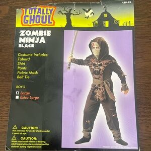 Zombie Ninja Boy’s Halloween Costume - Large